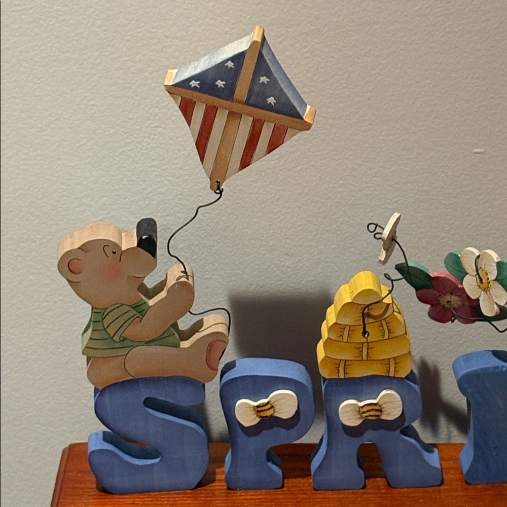 Spring  Wooden Letters Hand Crafted Home Decor - Picture 11 of 14
